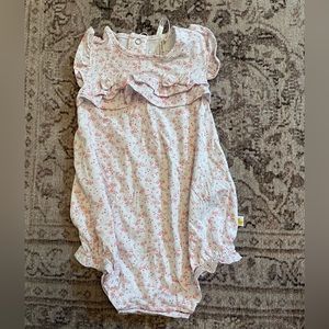 Posh Peanut Floral Onesie